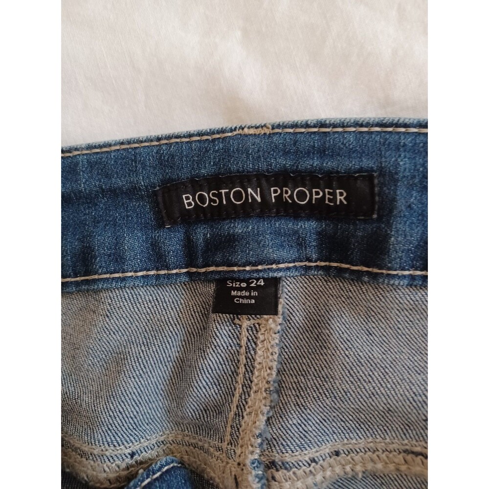 Boston Proper Embellished Jeans Sz 24 XS - Picture 5 of 7
